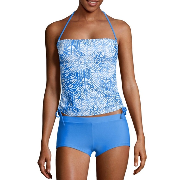 Arizona Jean Company Other - Arizona Mix & Match Side Tie Bandeaukini Swim Top